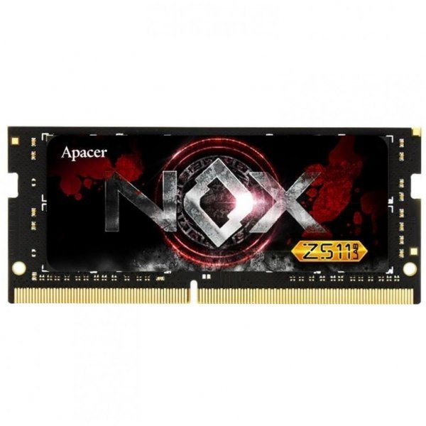 Модуль пам'яті до ноутбука SoDIMM DDR4 8GB 2666 MHz NOX Series Apacer (ES.08G2V.GGE) Модуль пам'яті до ноутбука SoDIMM DDR4 8GB 2666 MHz NOX Series Apacer (ES.08G2V.GGE)