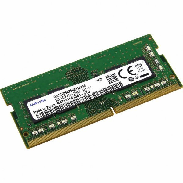 Модуль пам'яті до ноутбука SoDIMM DDR4 8GB 2666 MHz Samsung (M471A1K43DB1-CTD) Модуль пам'яті до ноутбука SoDIMM DDR4 8GB 2666 MHz Samsung (M471A1K43DB1-CTD)