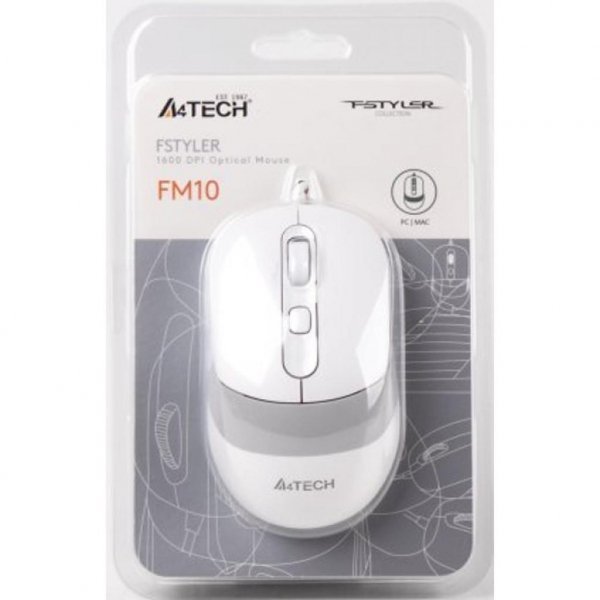 Мишка A4tech FM10 White