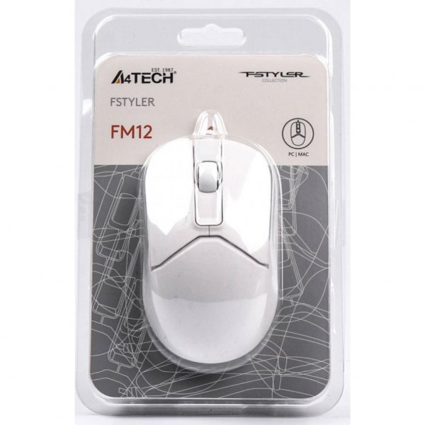 Мишка A4tech FM12 White Мишка A4tech FM12 White