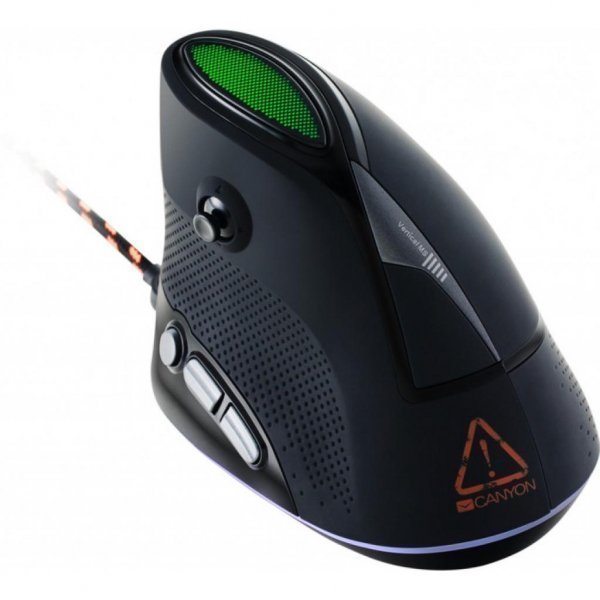 Мишка CANYON Emisat USB Black (CND-SGM14RGB)