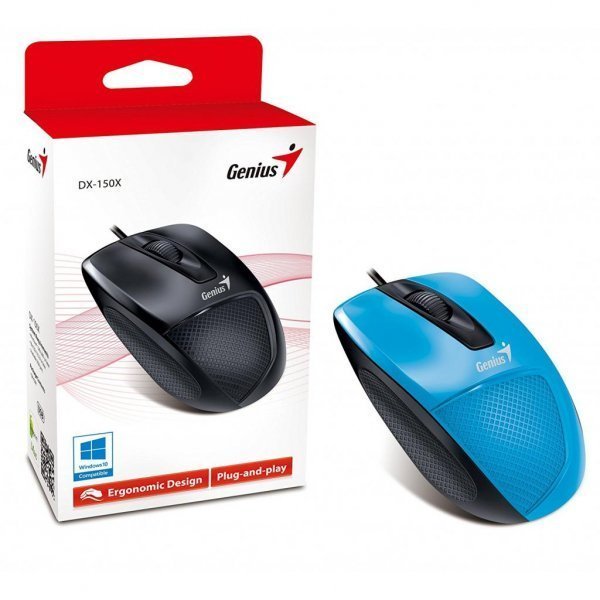 Мишка Genius DX-150X USB Blue/Black (31010231102)
