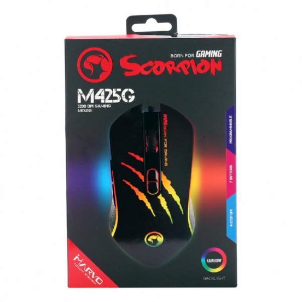 Мишка Marvo M425G USB Black (M425G)