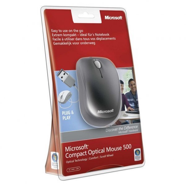 Мишка Microsoft Compact Optical 500 (U81-00083)