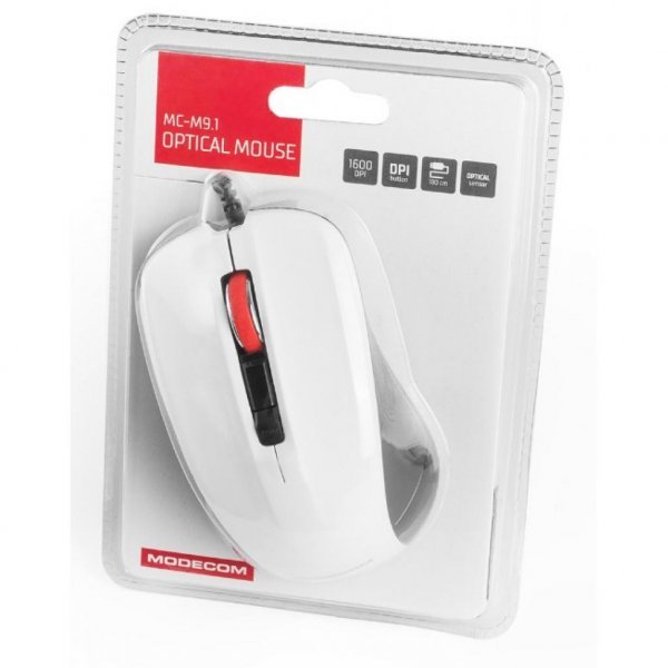 Мишка Modecom MC-M9.1 USB White (M-MC-00M9.1-200)