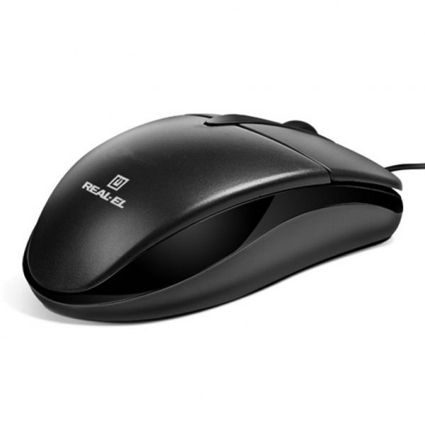 Мишка REAL-EL RM-211, USB, black Мишка REAL-EL RM-211, USB, black