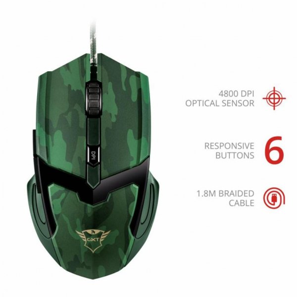 Мишка Trust GXT 101D Jungle Camo (22793)
