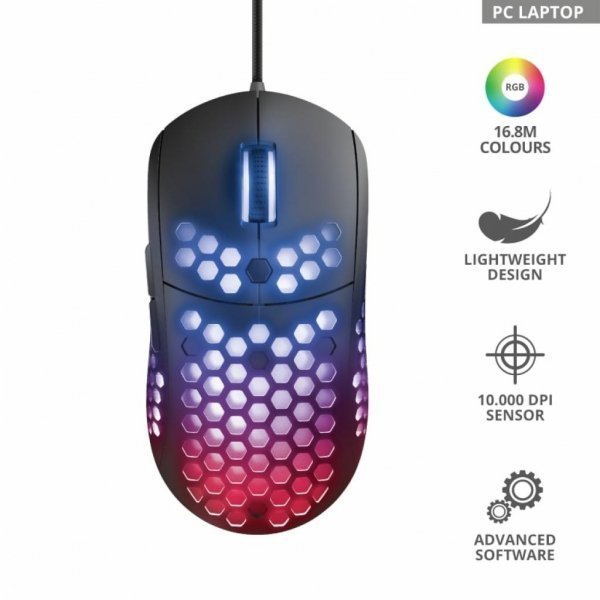 Мишка Trust GXT 960 Graphin Ultra-lightweight RGB USB Black (23758) Мишка Trust GXT 960 Graphin Ultra-lightweight RGB USB Black (23758)