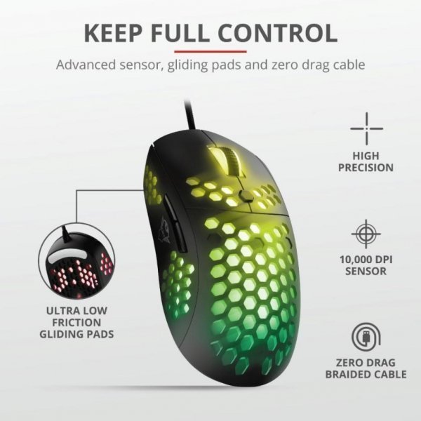Мишка Trust GXT 960 Graphin Ultra-lightweight RGB USB Black (23758) Мишка Trust GXT 960 Graphin Ultra-lightweight RGB USB Black (23758)