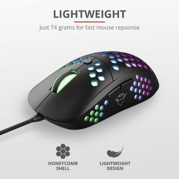 Мишка Trust GXT 960 Graphin Ultra-lightweight RGB USB Black (23758) Мишка Trust GXT 960 Graphin Ultra-lightweight RGB USB Black (23758)