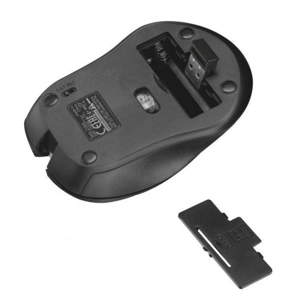 Мишка Trust Mydo Silent wireless mouse black (21869) Мишка Trust Mydo Silent wireless mouse black (21869)
