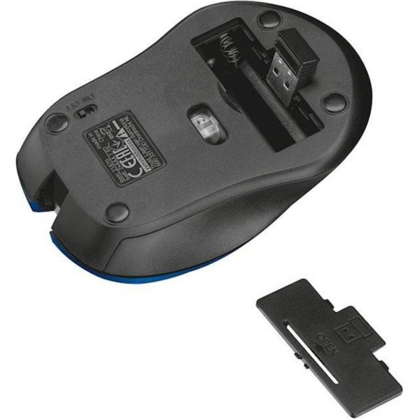 Мишка Trust Mydo Silent wireless mouse blue (21870) Мишка Trust Mydo Silent wireless mouse blue (21870)