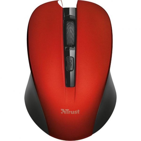 Мишка Trust Mydo Silent wireless mouse red (21871)
