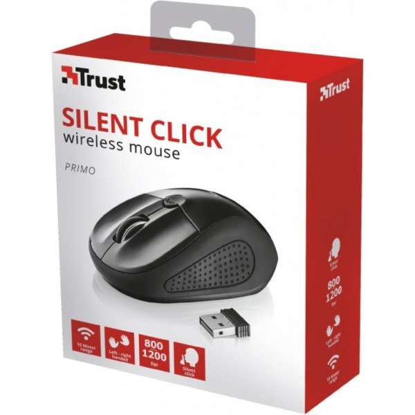 Мишка Trust Primo Silent Wireless Black (23033)