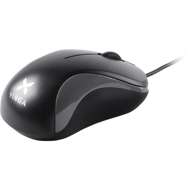 Мишка Vinga MS-882 black - gray Мишка Vinga MS-882 black - gray