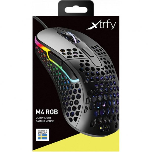Мишка Xtrfy M4 RGB Black (XG-M4-RGB-BLACK)