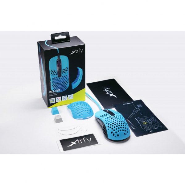 Мишка Xtrfy M42 RGB Miami Blue (XG-M42-RGB-BLUE) Мишка Xtrfy M42 RGB Miami Blue (XG-M42-RGB-BLUE)