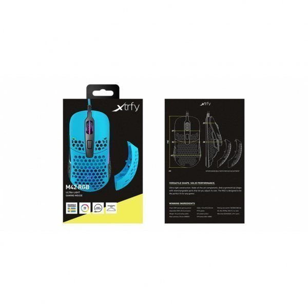 Мишка Xtrfy M42 RGB Miami Blue (XG-M42-RGB-BLUE) Мишка Xtrfy M42 RGB Miami Blue (XG-M42-RGB-BLUE)