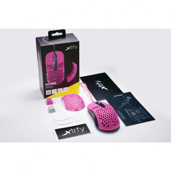 Мишка Xtrfy M42 RGB Pink (XG-M42-RGB-PINK) Мишка Xtrfy M42 RGB Pink (XG-M42-RGB-PINK)