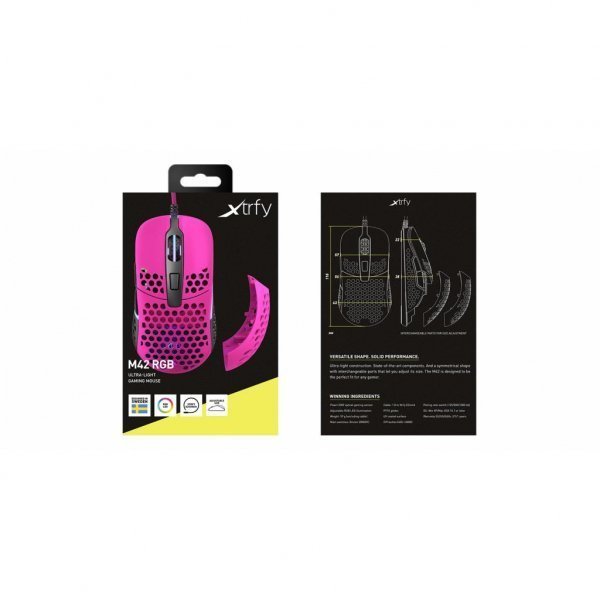 Мишка Xtrfy M42 RGB Pink (XG-M42-RGB-PINK) Мишка Xtrfy M42 RGB Pink (XG-M42-RGB-PINK)