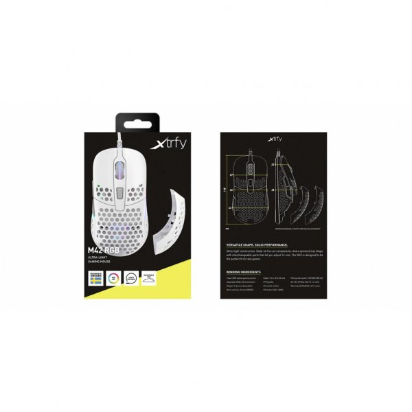 Мишка Xtrfy M42 RGB White (XG-M42-RGB-WHITE) Мишка Xtrfy M42 RGB White (XG-M42-RGB-WHITE)