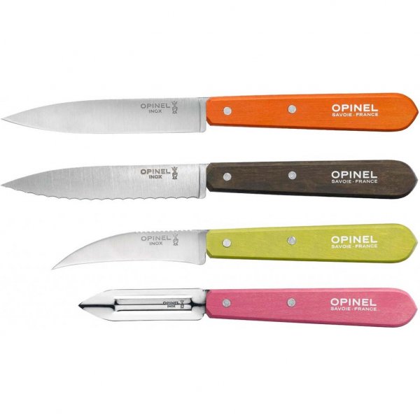 Набір ножів Opinel Les Essentiels 50’s 4шт (001452) Набір ножів Opinel Les Essentiels 50’s 4шт (001452)