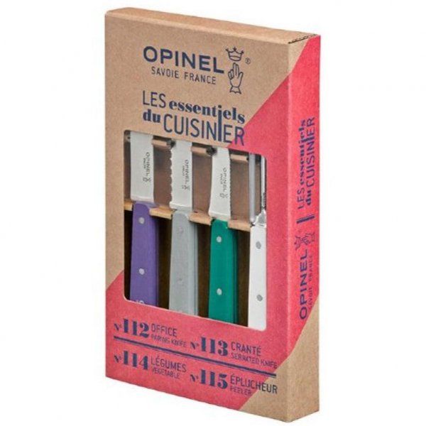 Набір ножів Opinel Les Essentiels Art 4шт (001939) Набір ножів Opinel Les Essentiels Art 4шт (001939)