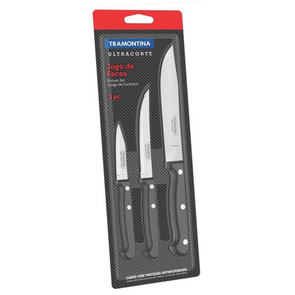 Набір ножів Tramontina Ultracorte 3шт (23899/051)