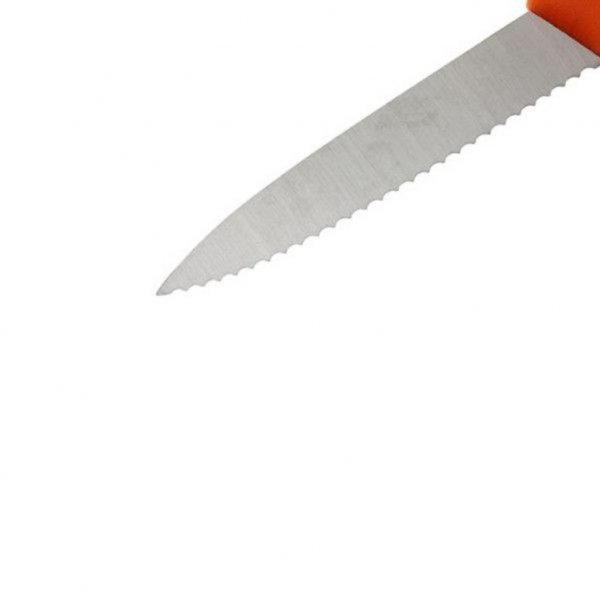 Набір ножів Victorinox SwissClassic, 8см, 2шт. в блістері, хвилясте лезо, помаранчевий. (6.7636.L119B)