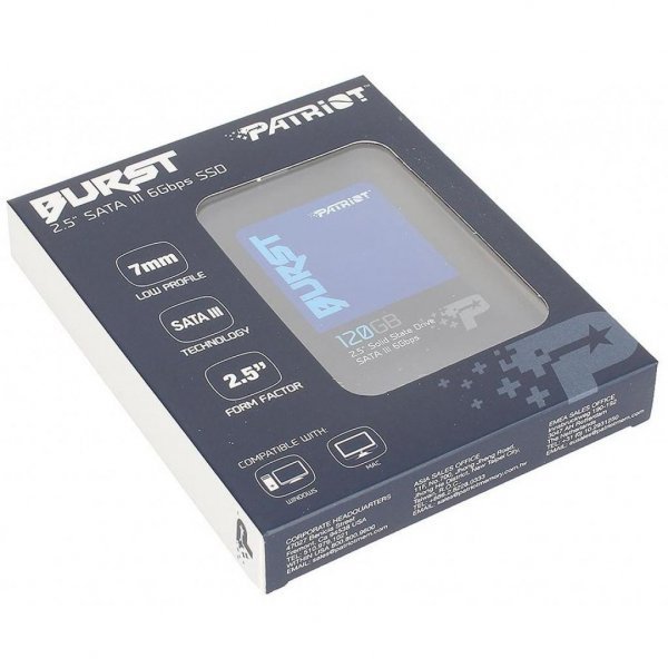 Накопичувач SSD 2.5 120GB Patriot (PBU120GS25SSDR) Накопичувач SSD 2.5 120GB Patriot (PBU120GS25SSDR)