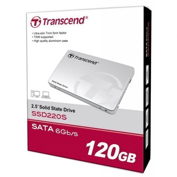 Накопичувач SSD 2.5 120GB Transcend (TS120GSSD220S)