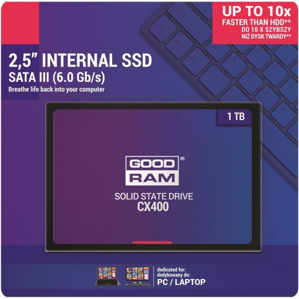Накопичувач SSD 2.5 1TB GOODRAM (SSDPR-CX400-01T)