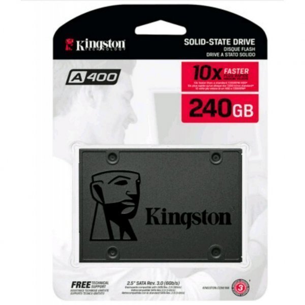 Накопичувач SSD 2.5 240GB Kingston (SA400S37/240G)