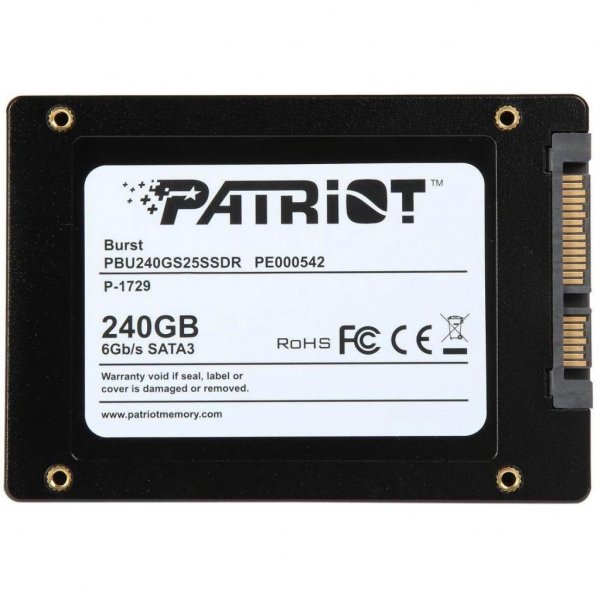 Накопичувач SSD 2.5 240GB Patriot (PBU240GS25SSDR)