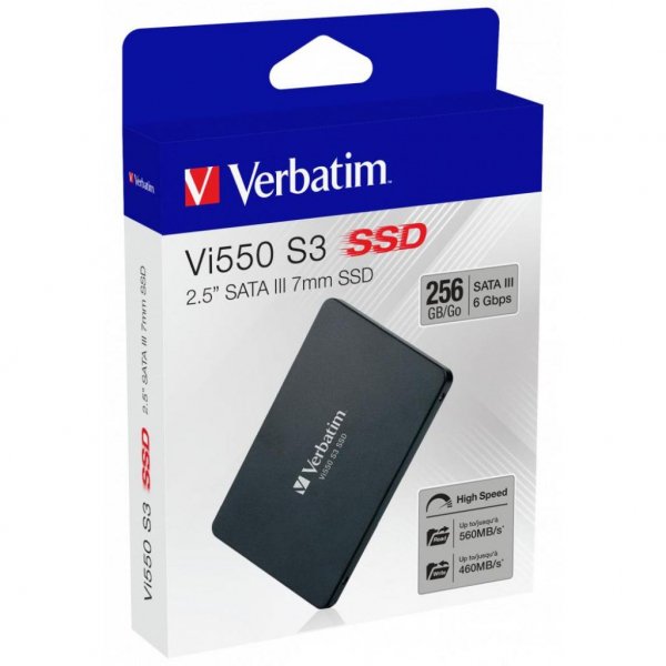 Накопичувач SSD 2.5 256GB Verbatim (49351) Накопичувач SSD 2.5 256GB Verbatim (49351)