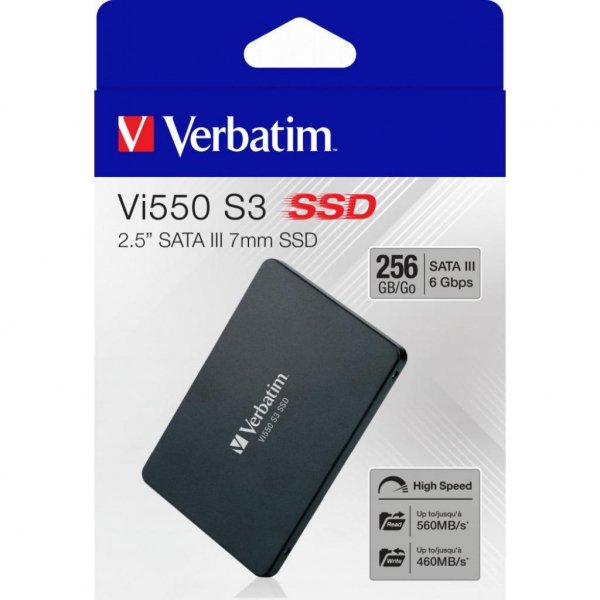 Накопичувач SSD 2.5 256GB Verbatim (49351) Накопичувач SSD 2.5 256GB Verbatim (49351)