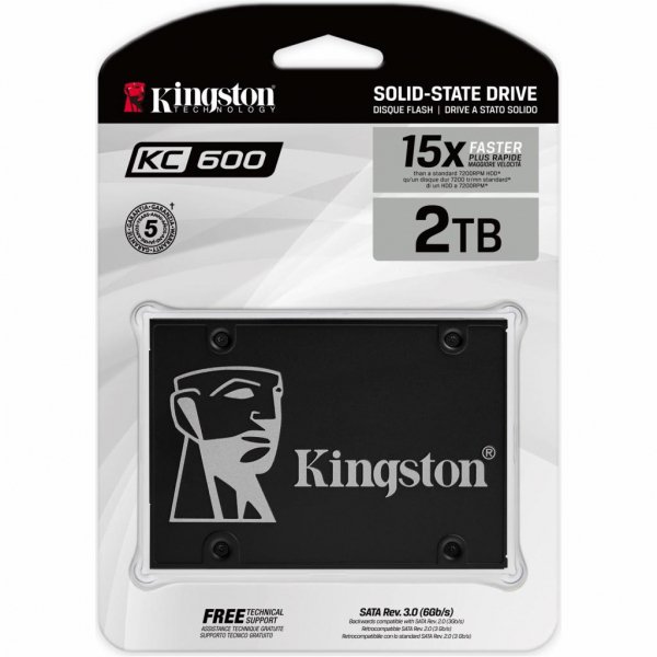 Накопичувач SSD 2.5 2TB Kingston (SKC600/2048G)