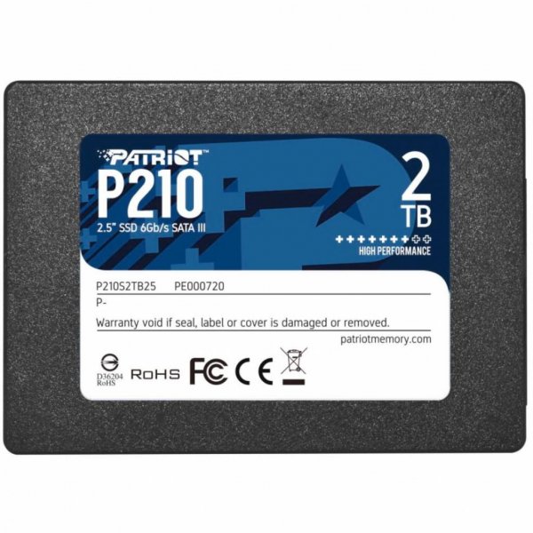 Накопичувач SSD 2.5 2TB Patriot (P210S2TB25)