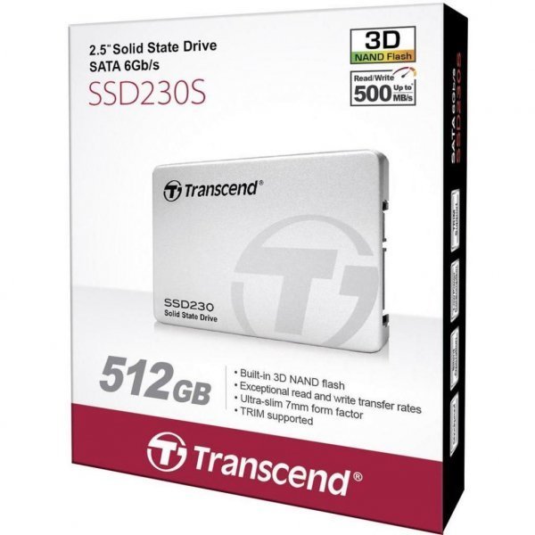 Накопичувач SSD 2.5 512GB Transcend (TS512GSSD230S)