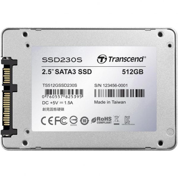 Накопичувач SSD 2.5 512GB Transcend (TS512GSSD230S)