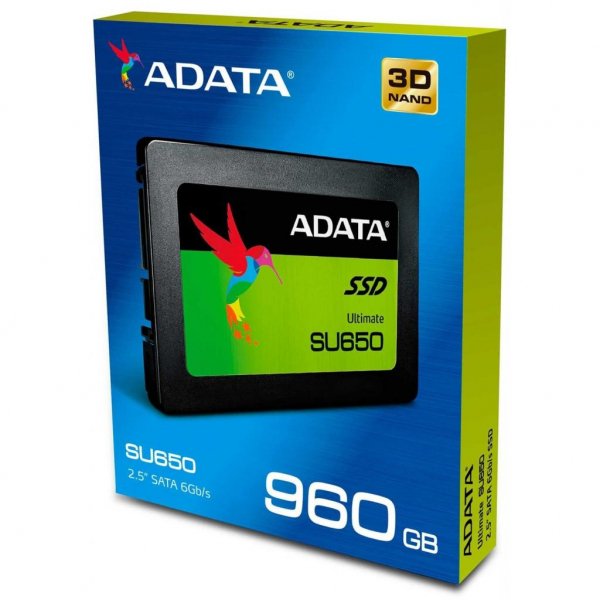 Накопичувач SSD 2.5 960GB ADATA (ASU650SS-960GT-R) Накопичувач SSD 2.5 960GB ADATA (ASU650SS-960GT-R)