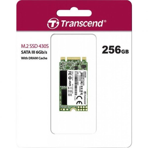 Накопичувач SSD M.2 2242 256GB Transcend (TS256GMTS430S)