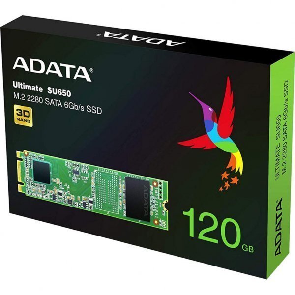 Накопичувач SSD M.2 2280 120GB ADATA (ASU650NS38-120GT-C) Накопичувач SSD M.2 2280 120GB ADATA (ASU650NS38-120GT-C)