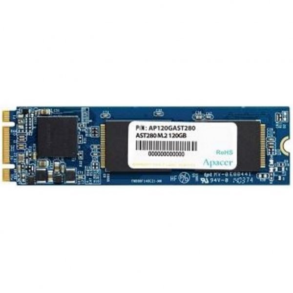 Накопичувач SSD M.2 2280 120GB Apacer (AP120GAST280-1) Накопичувач SSD M.2 2280 120GB Apacer (AP120GAST280-1)