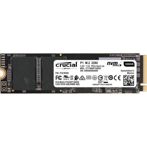 Накопичувач SSD M.2 2280 1TB MICRON (CT1000P1SSD8)