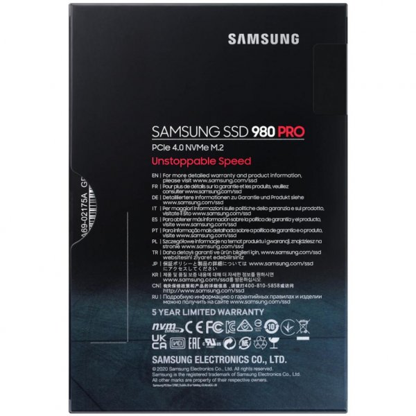 Накопичувач SSD M.2 2280 1TB Samsung (MZ-V8P1T0BW)