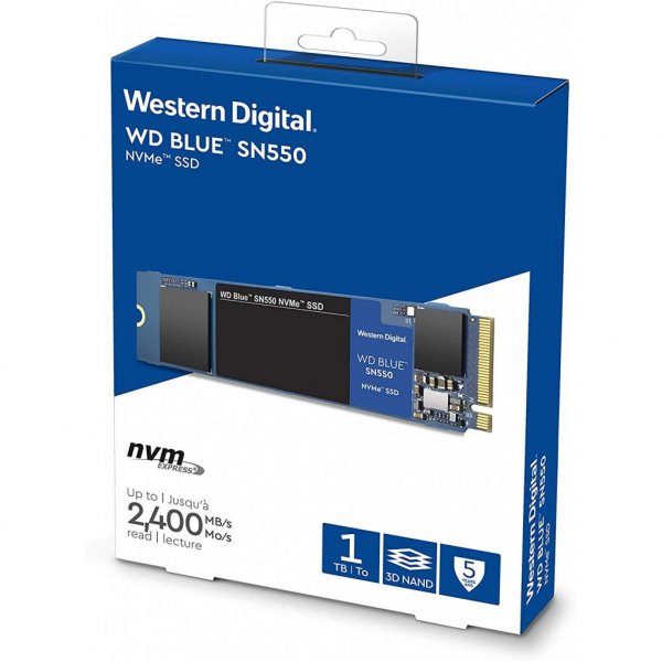 Накопичувач SSD M.2 2280 1TB Western Digital (WDS100T2B0C) Накопичувач SSD M.2 2280 1TB Western Digital (WDS100T2B0C)