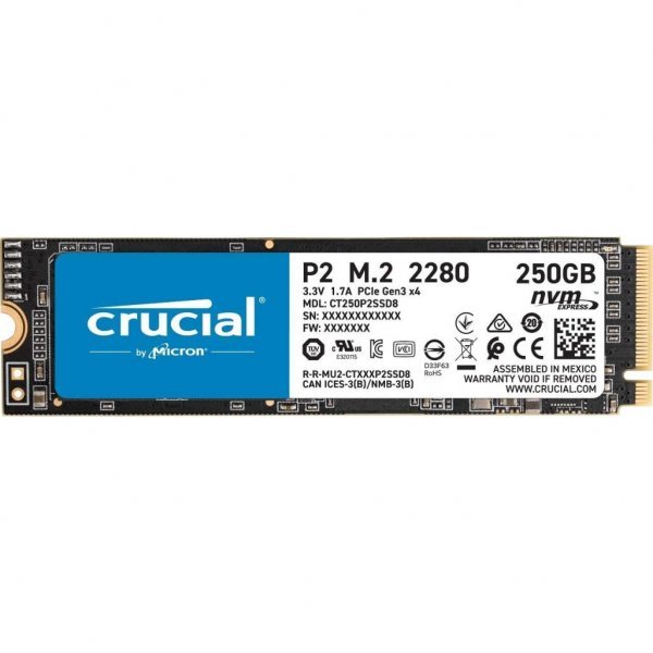 Накопичувач SSD M.2 2280 250GB MICRON (CT250P2SSD8)