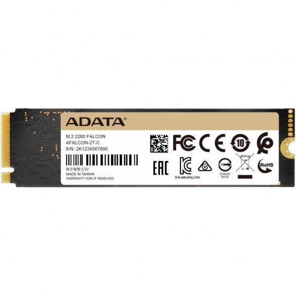 Накопичувач SSD M.2 2280 256GB ADATA (AFALCON-256G-C) Накопичувач SSD M.2 2280 256GB ADATA (AFALCON-256G-C)
