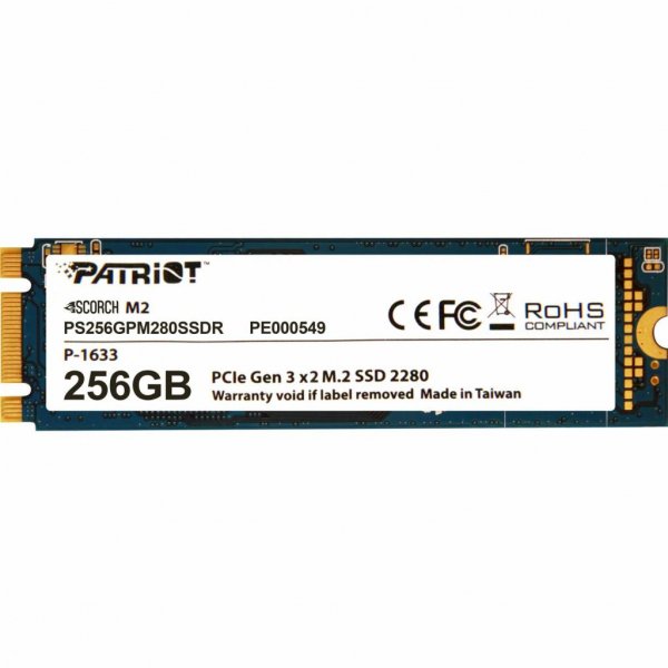 Накопичувач SSD M.2 2280 256GB Patriot (PS256GPM280SSDR)